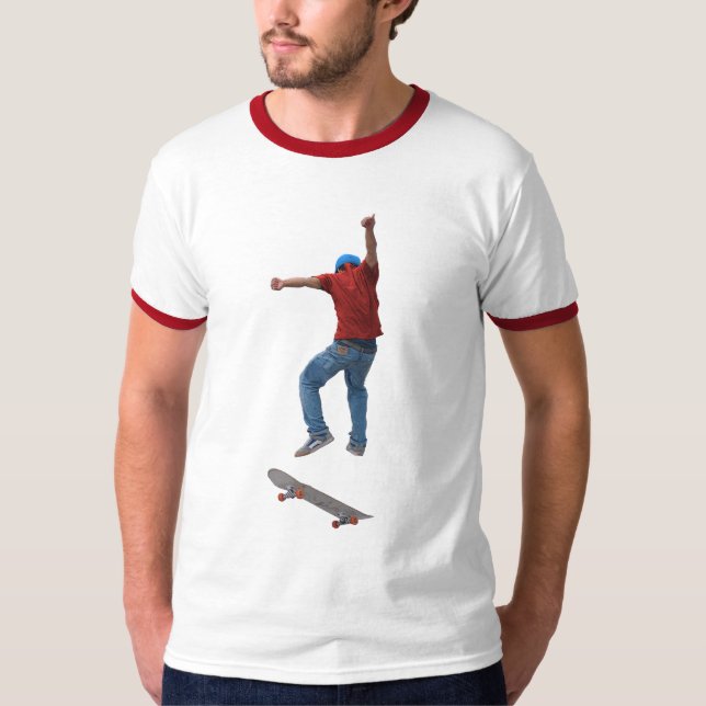 T-shirt Skateboarder obtenir quelques Air Action Street Ku (Devant)