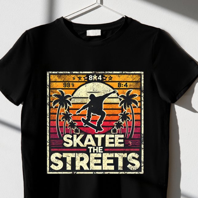T-shirt SKATEE THE STREETS (Créateur téléchargé)