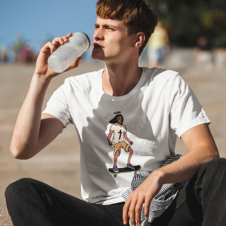 T-shirt Skater Angel Cartoon Skateboard Streetwear Tee