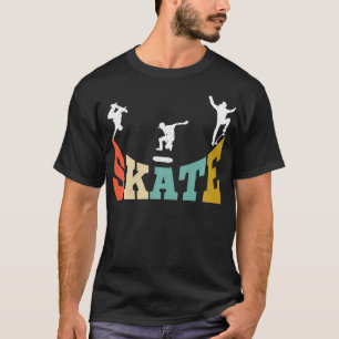 T-shirt Skater Skateboarder Retro Skateboard Cadeau pour g