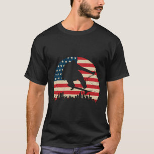 T-shirt Skaters Avoir Fun Usa Drapeau Skateboard Cadeau Ad