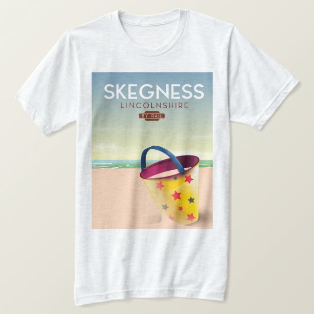 T-shirt Skegness Lincolnshire Par chemin de fer (Design devant)