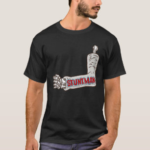 T-shirt Skeleton Arme Plâtre Plâtre Plâtre Plâtre Plai