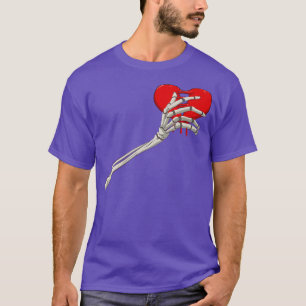 T-shirt Skeleton Broken Heart Bones Divorce Breakorce Hear