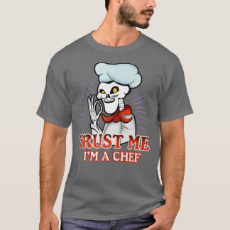 T-shirt Skeleton Cook Cooking Chef 