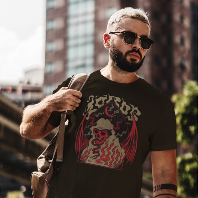 T-shirt Skeleton Demon Hell Creator (Créateur téléchargé)