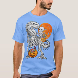 T-shirt Skeleton Dinosaur T re Boys Halloween Mummy Funny