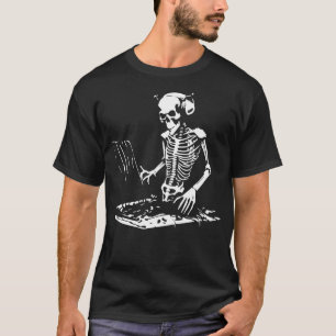T-shirt Skeleton DJ