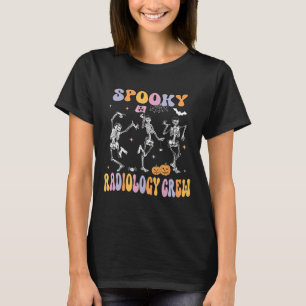 T-shirt Skeleton Équipage de radiologie Éffrayante Radiolo