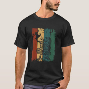 T-shirt Skeleton équitation Dinosaur Citrouille Halloween 
