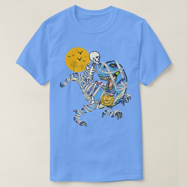 T-shirt Skeleton équitation maman Dinosaur T re pour les g (Design devant)