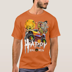 T-shirt Skeleton équitation maman Dinosaure Monster Camion