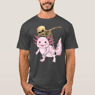 T-shirt Skeleton équitation Skeleton Lazy Halloween Costum