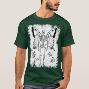 T-shirt Skeleton Fairy Grunge Fairycore Goth esthétique ob