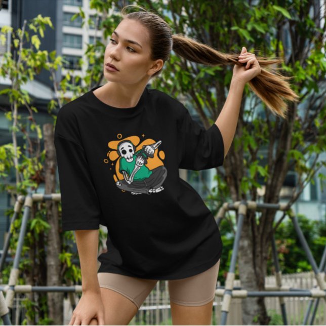 T-shirt Skeleton Gamer (Créateur téléchargé)