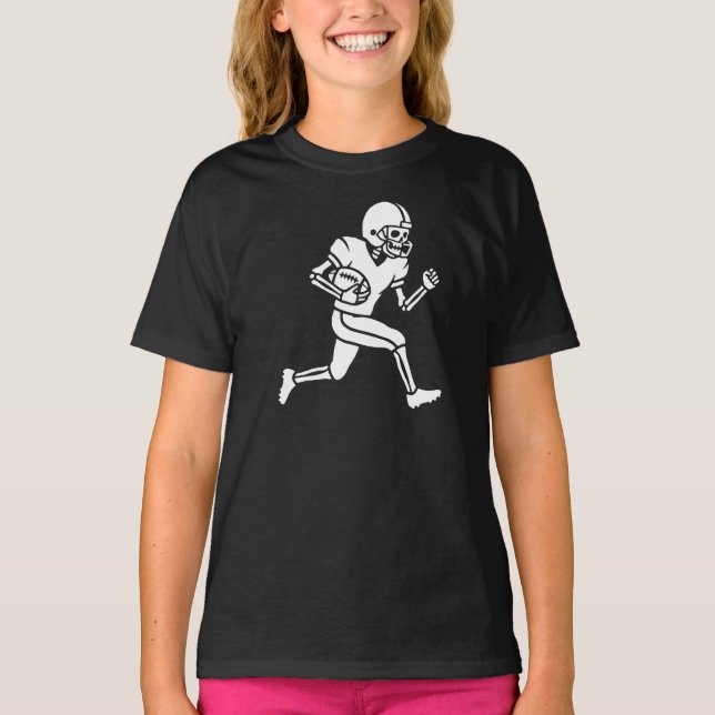 T-shirt Skeleton Gridiron Runner (Devant)