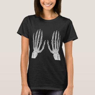 T-shirt Skeleton Hands Xray Photo Anatomie humaine photo