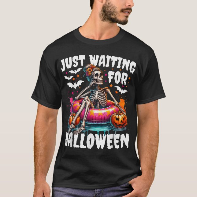 T-shirt Skeleton Jack-o'-lantern (Devant)