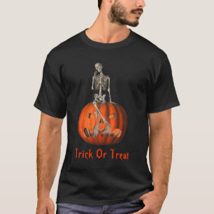 T-shirt Skeleton Jack-o'-lantern Halloween