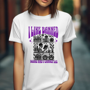 T-shirt Skeleton J'Ai Lu Livres Interdits Halloween