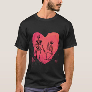T-shirt Skeleton Love