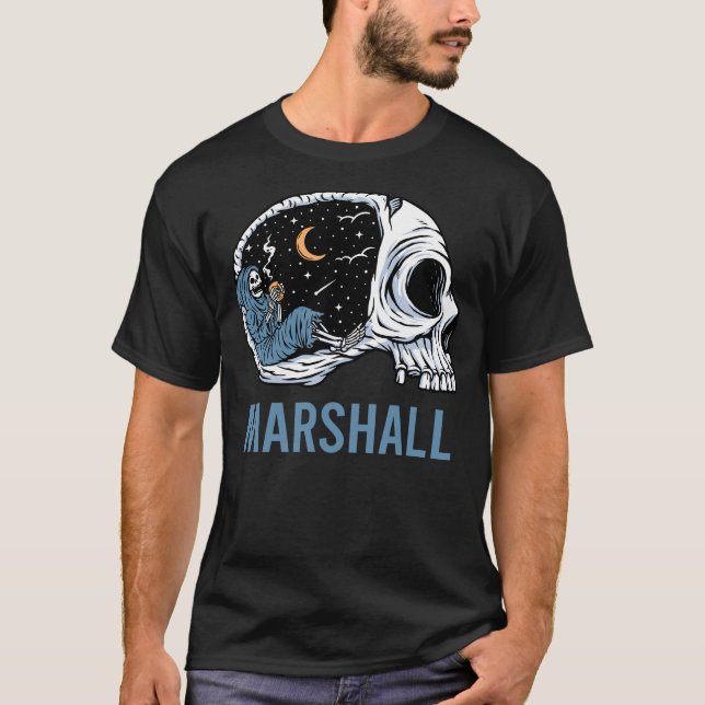 T-shirt Skeleton Marshall (Devant)