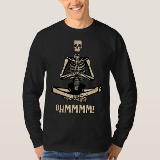 T-shirt Skeleton rend le yoga Motif amusant