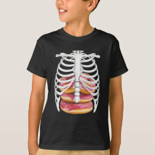 T-shirt Skeleton Rib Cage Halloween Costume Tee - shirt Ca