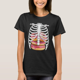 T-shirt Skeleton Rib Cage Halloween Costume Tee - shirt Ca