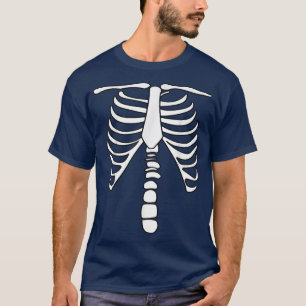 T-shirt Skeleton Ribcage 