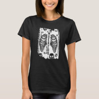 Skeleton Ribcage Dia De Los Muertos Halloween