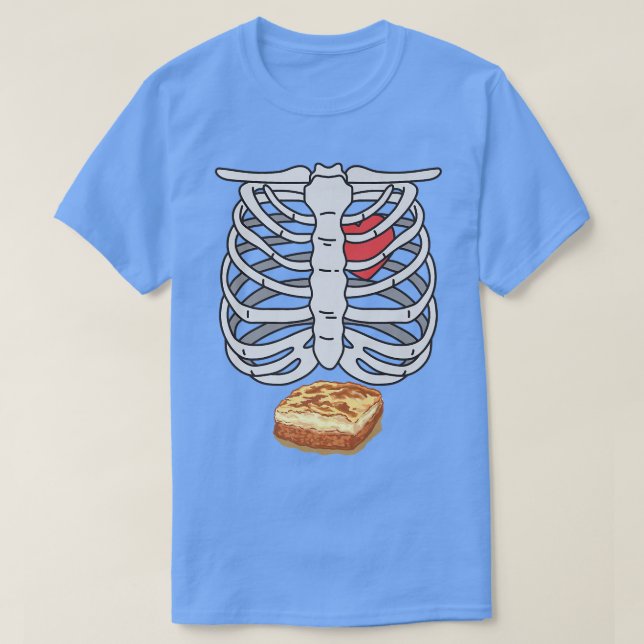 T-shirt Skeleton Shepherd's Pie Grossesse Faire-part Amusa (Design devant)