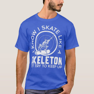 T-shirt Skeleton Skin Éffrayant désorganisé