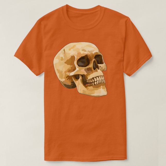 T-shirt Skeleton Skull (Design devant)