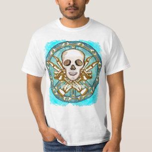 T-shirt Skeleton Skull Peace