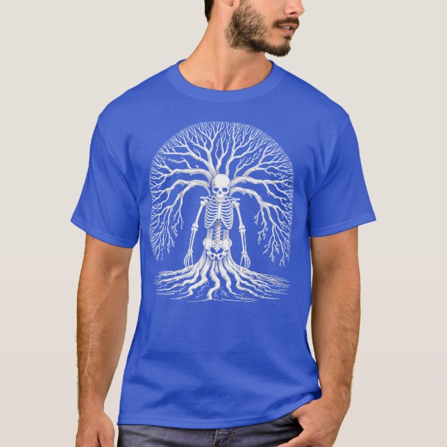 T-shirt Skeleton Tree (Devant)