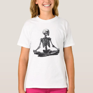 T-shirt Skeleton Yoga