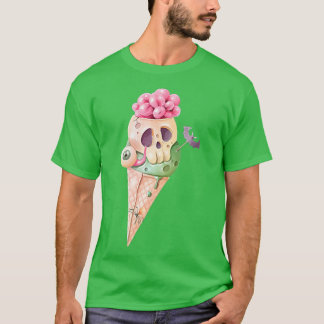 T-shirt Skeleton Yummy Ice Cream