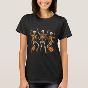 T-shirt Skeletons Citrouille Halloween