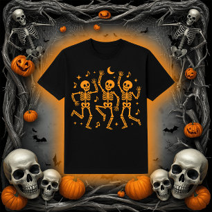 T-shirt Skeletons dansants   Heure de partie éffrayante