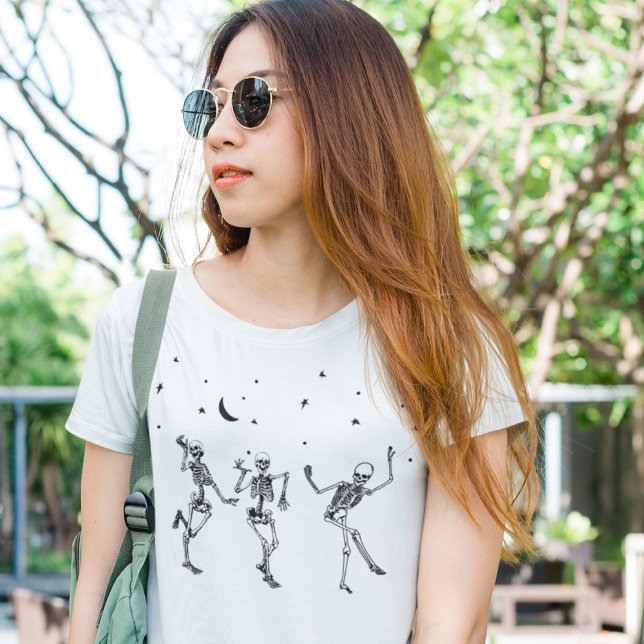 T-shirt Skeletons de danse d'Halloween (Créateur téléchargé)