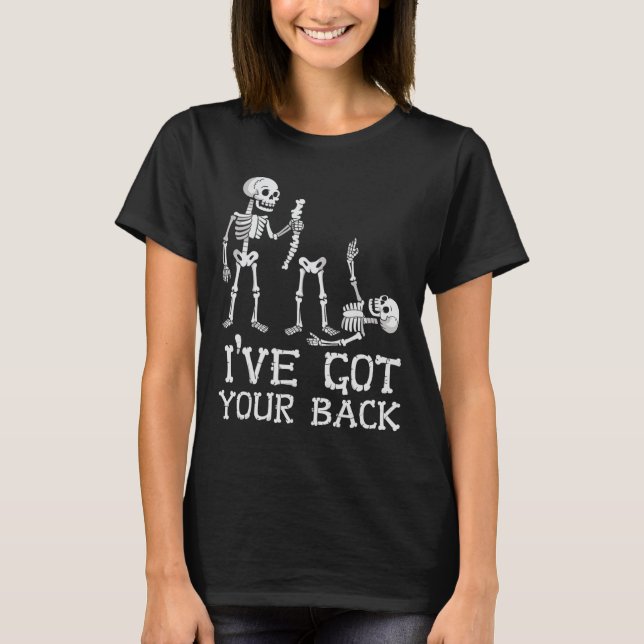 T-shirt Skeletons Halloween J'Ai Votre Costume Ck Hommes Q (Devant)