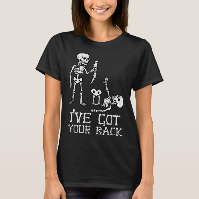 T-shirt Skeletons Halloween J'Ai Votre Costume Ck Hommes Q (Devant)