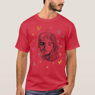 T-shirt Skelita Anime avec Papillons Premium