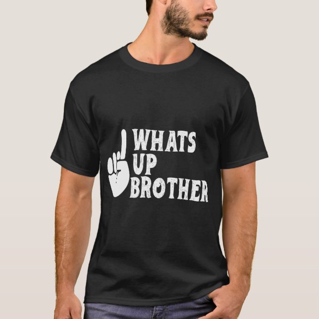 T-Shirt sketch du stream quoi de neuf frère (Devant)