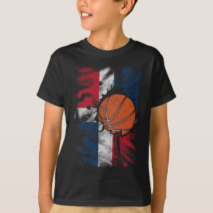 T-shirt Sketll vintage Hommes Dominicains République Domin