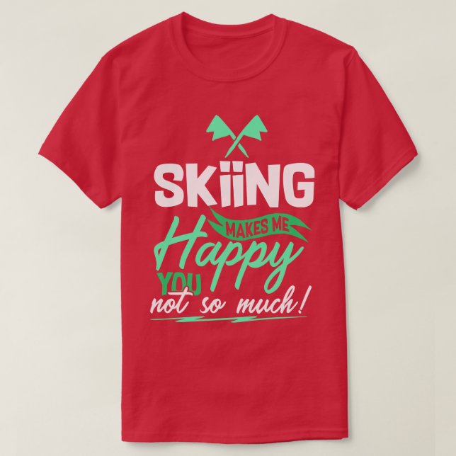 T-shirt Ski 2 (Design devant)