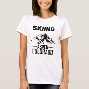 T-shirt Ski à Aspen Colorado