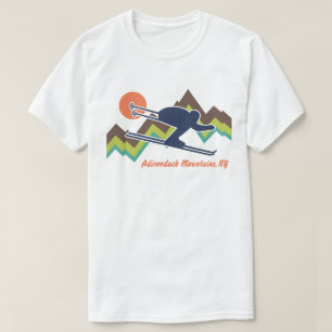T-shirt Ski Adirondack Mountains NY
