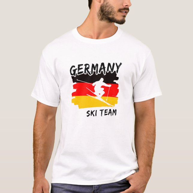 T-shirt Ski Allemagne (Devant)